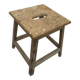 Wooden workshop stool from the 1950s