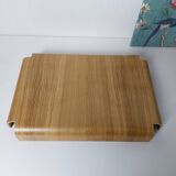 Curved wood tray