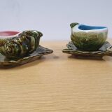 Tasse barbotine vintage