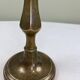 Engraved brass candle holder