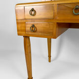 Art Deco walnut desk, France, circa 1940