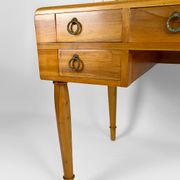 Art Deco walnut desk, France, circa 1940