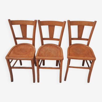 Lot de 3 chaises bistrot