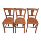 Lot de 3 chaises bistrot