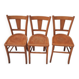Lot de 3 chaises bistrot