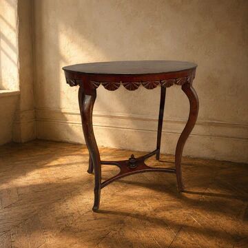 Solid wood side table Art Nouveau, circa 1900–1910
