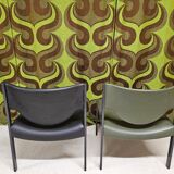 Pair of vintage Lübke 206 armchairs