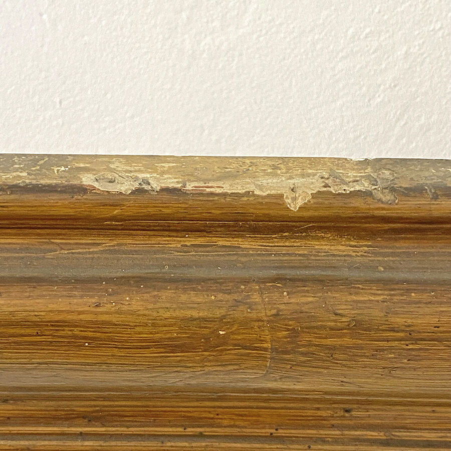 Louis Philippe mirror in wood and varnished stucco