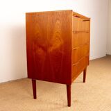 Commode Danoise 4 tiroirs en teck par Henning Jørgensen pour Fredericia.