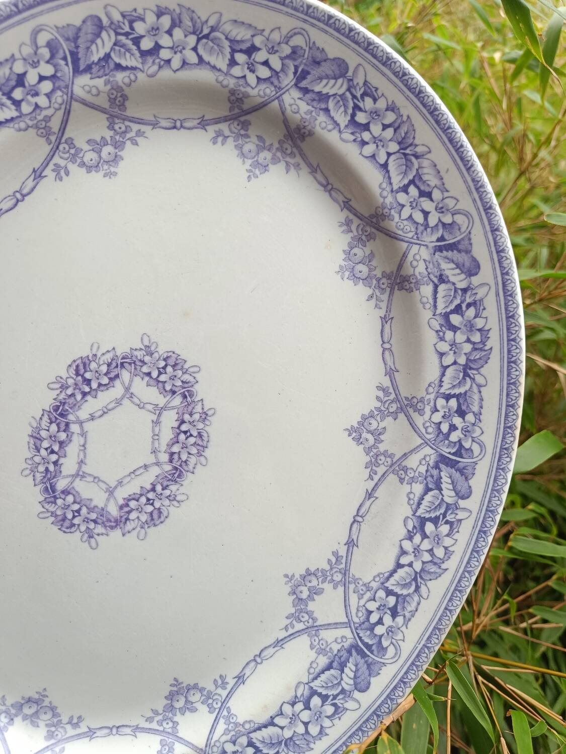 Ironstone plate