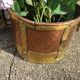 Old copper and brass pot cover 20th century
