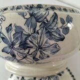 Antique ironstone tureen – Bordeaux MGB – blue floral decoration