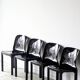 4 vintage chairs model Selene, Vico Magistretti for Artemide, 1970
