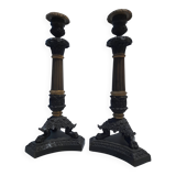 Restoration period chandelier, circa 1830, in various bronzes