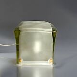 Lampe cube en verre vintage iviken par ikea