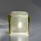 Lampe cube en verre vintage Iviken par Ikea