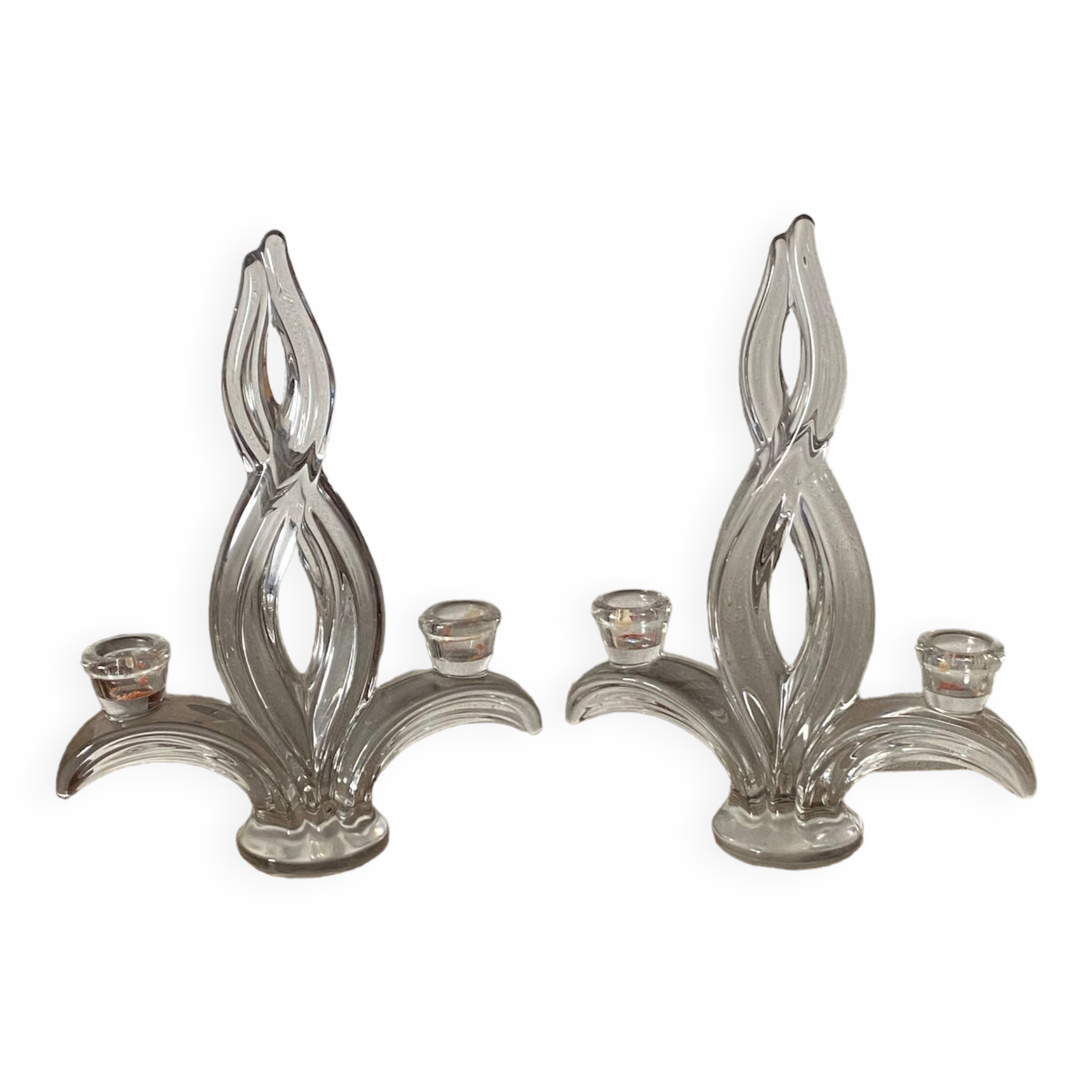 Pair of candlesticks Art de Vannes France