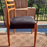 6 Scandinavian teak chairs from the 60
