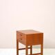 Scandinavian vintage nightstand with two drawers