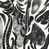 Nicole quétin, the grass lights up its lights, c. 1990. etching signed in pencil