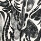 Nicole quétin, the grass lights up its lights, c. 1990. etching signed in pencil