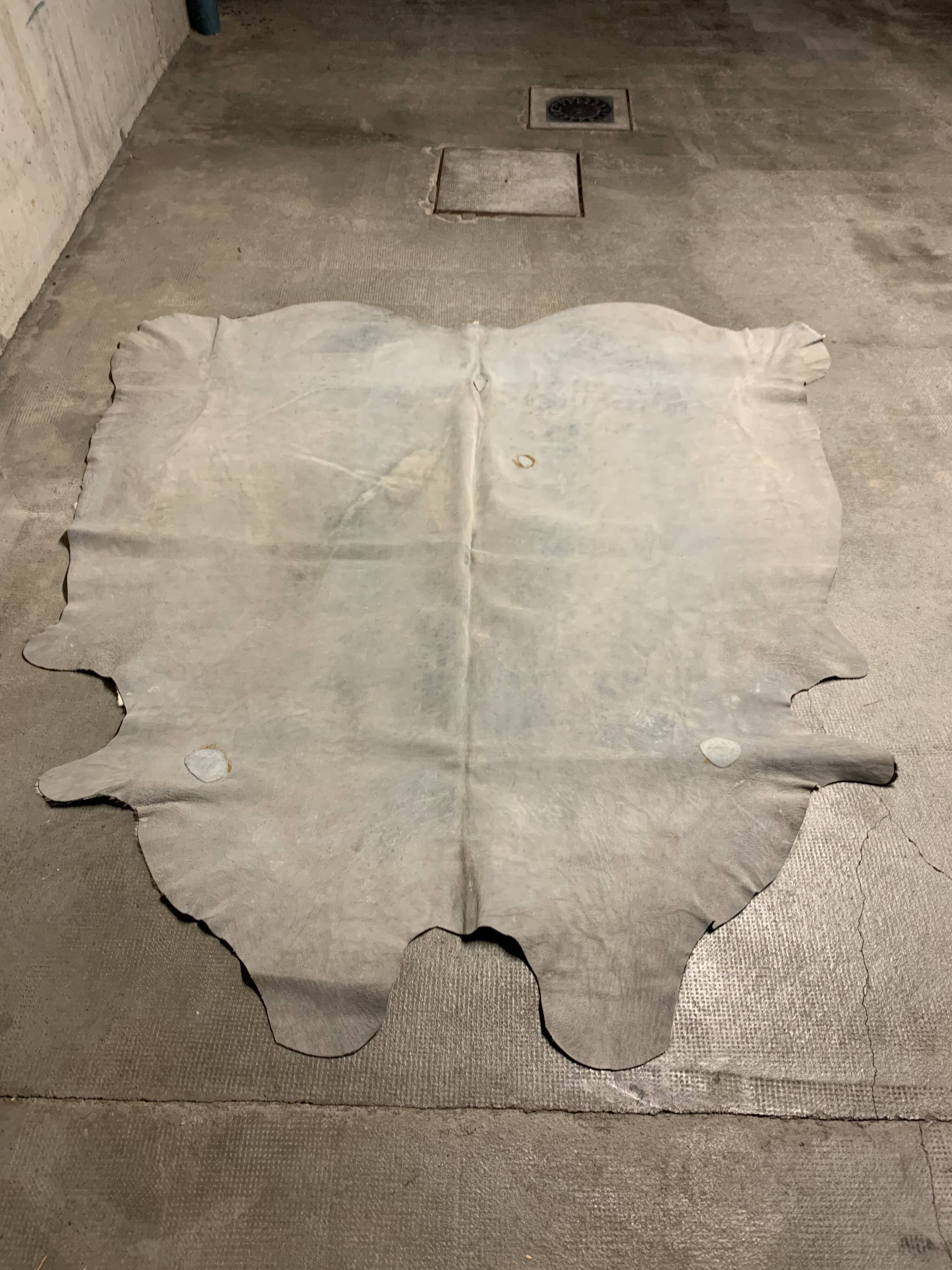 Vintage cowhide rug 1970
