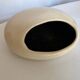 Space age 1970 ceramic pebble ashtray