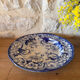 Round plate in ironstone Creil and Montereau model Flora