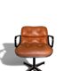 Charles Pollock Knoll Office Chair Patinated Camel Leather