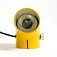 Very rare original Space Age 60s yellow table lamp made of iron by Temde