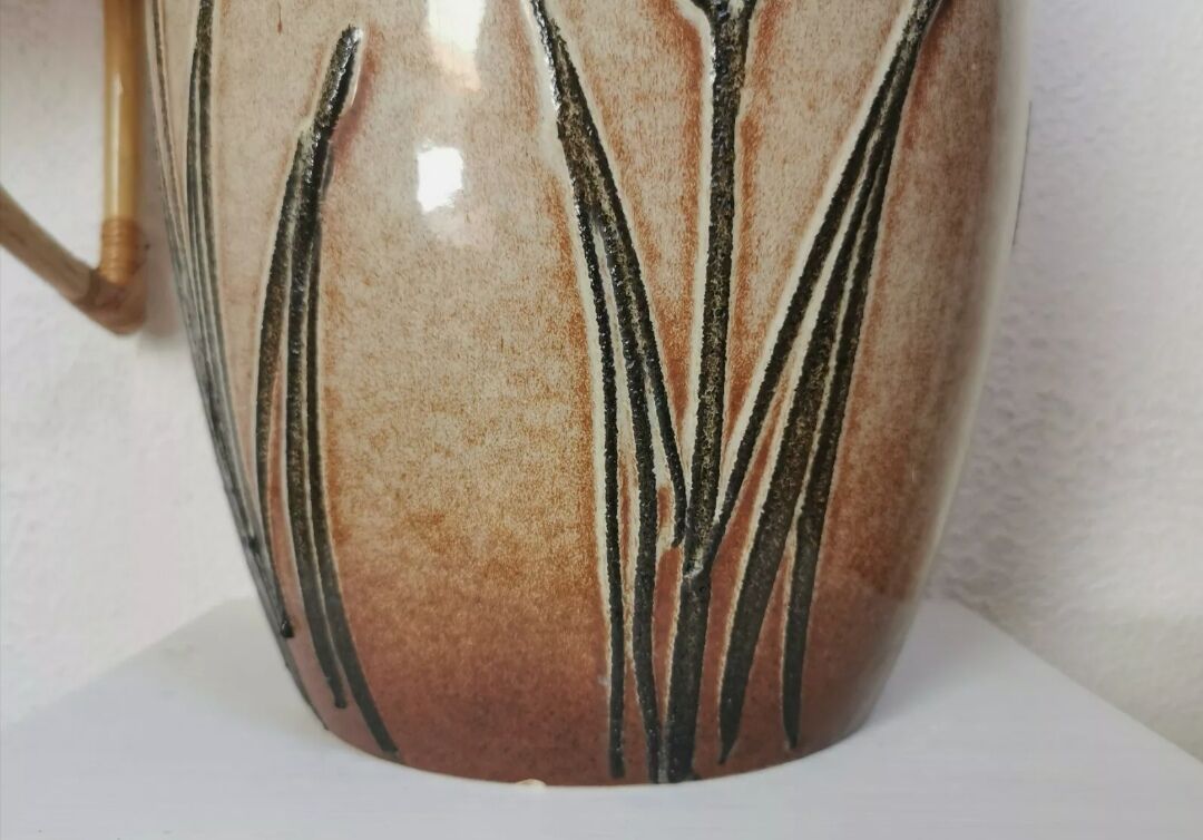 Vase West Germany Joncs