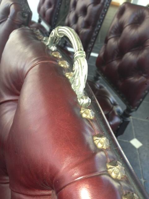 Chaises cuir