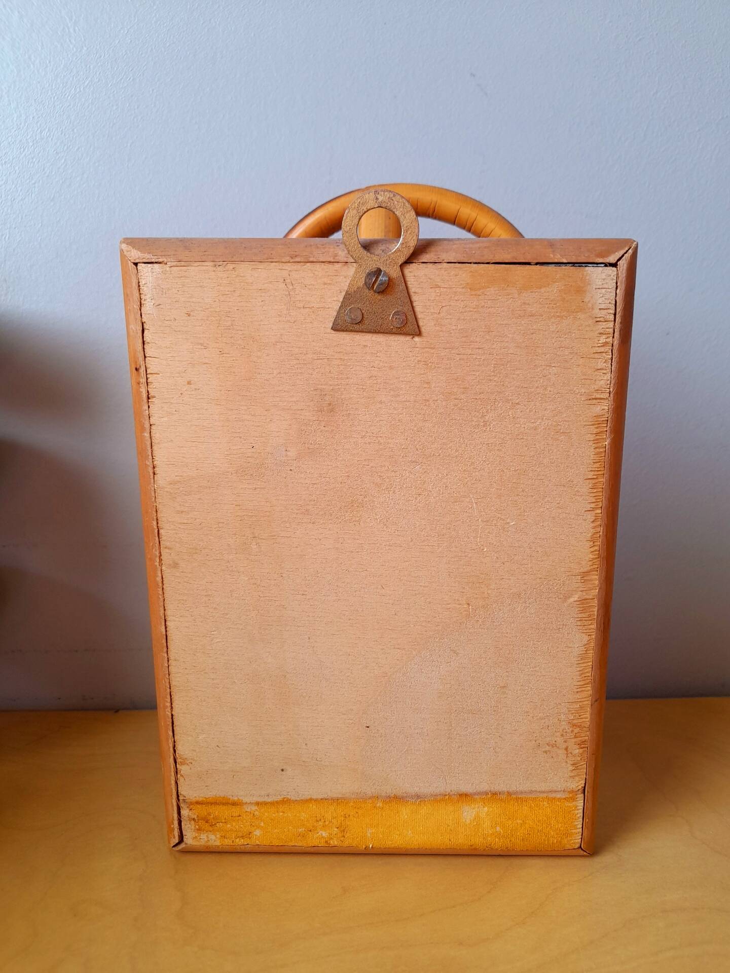 1960s rattan wall hooks