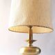 Large golden foot lamp