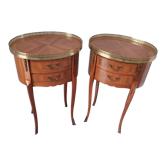 Bedside tables, Louis XIV pedestal tables