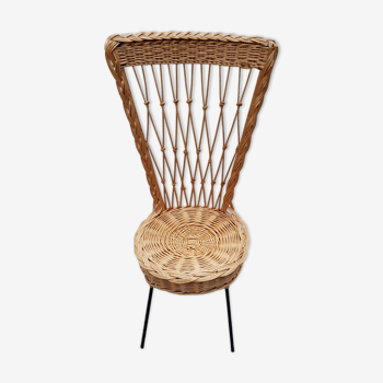 Chair rattan foot iron