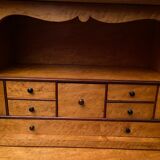 Writing desk of the nineteenth Louis-Philippe in mahogany with secret drawers