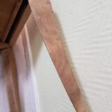 former raw wood with 2 baroque style drawers bedside