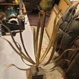 Vintage leafy décor lamp