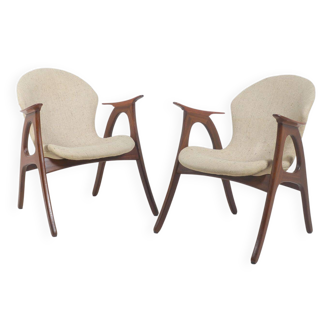 Set of Danish armchairs by Aage Christiansen for Erhardsen & Andersen, 1960