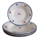Set of 4 plates Digoin Sarreguemines