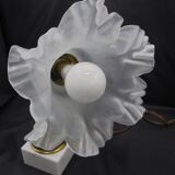 Opaline flower lamp