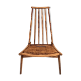 Fauteuil chaise vintage en bois