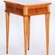 Table d'appoint Biedermeier en noyer, années 1820
