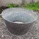 Old zinc cauldron