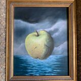 "apple" acrylic on canvas