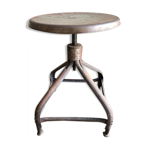 Tabouret d'atelier Nicolle à vis