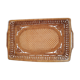 Old flat basket