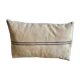 Large grey striped hemp cushion 60 x 40cm