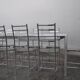 Bagutta Table and Aluminum Chairs by Opera Design for Ycami, 1980s, Set of 13